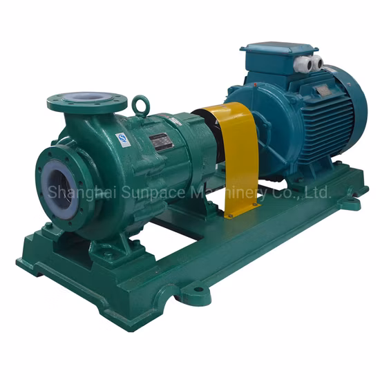 화학 플랜트 비 누출 이송 PP/PVDF/FEP/PFA 화학 자기 구동 펌프